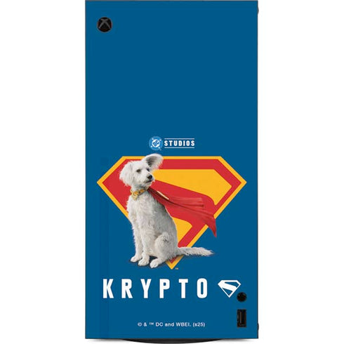 Superman 2025 Krypto the Super Dog XBox Series X Digital Edition Console Skin